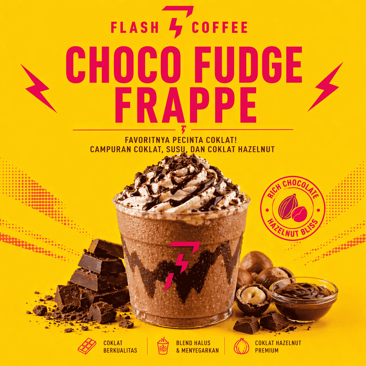 Choco Fudge Frappe Flash Coffee